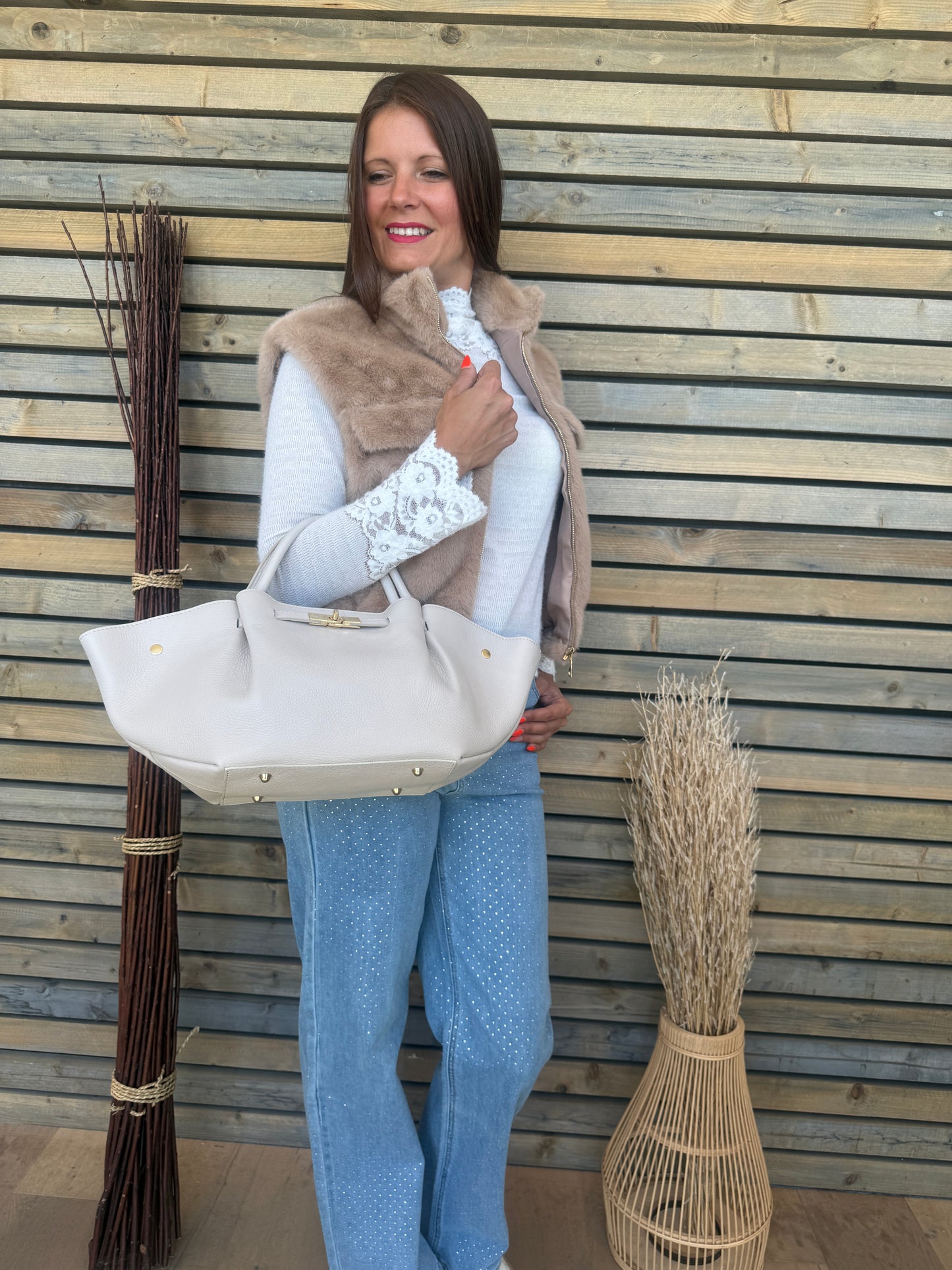 Sac Josepha beige crème