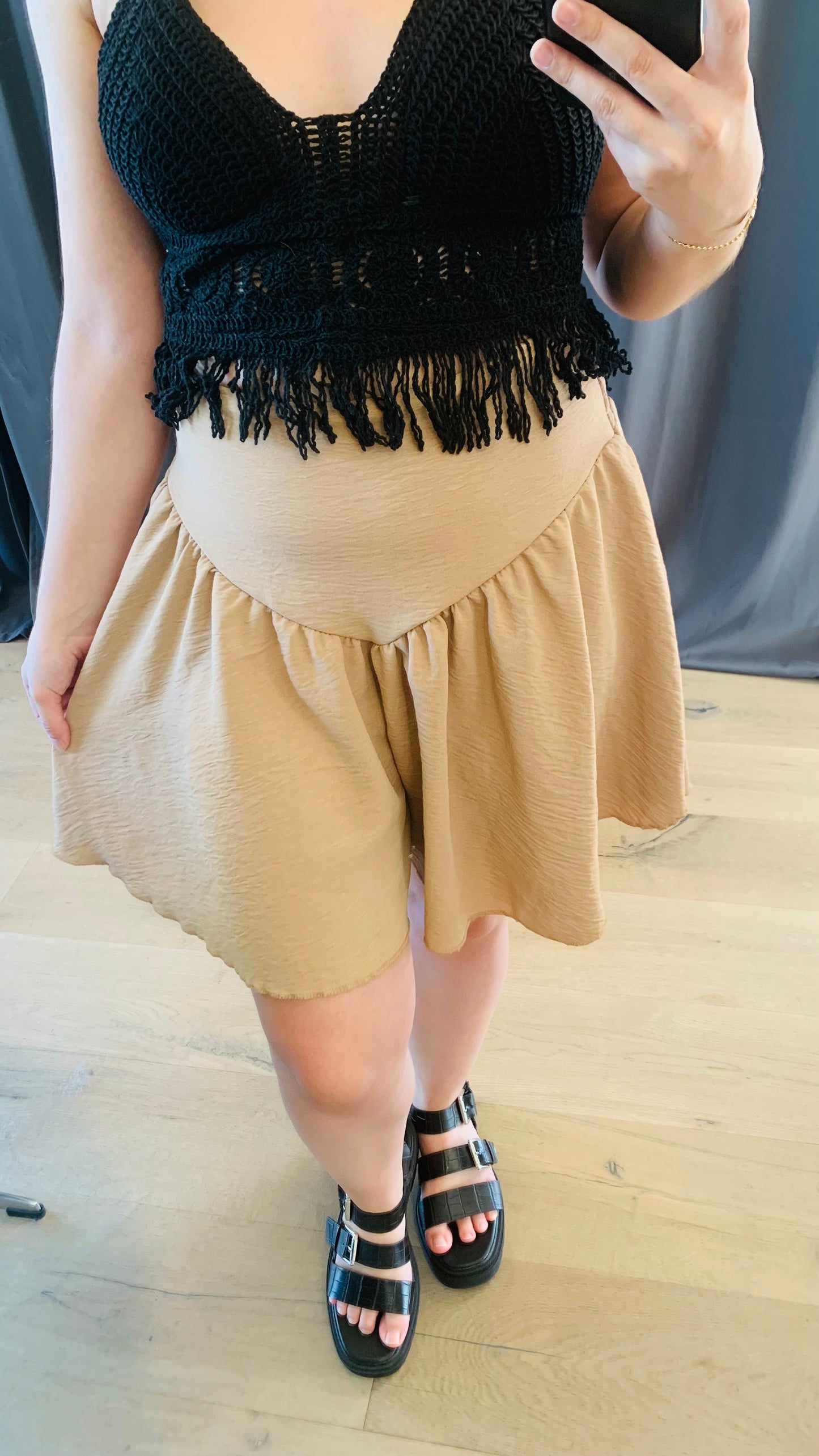 Short Abi beige