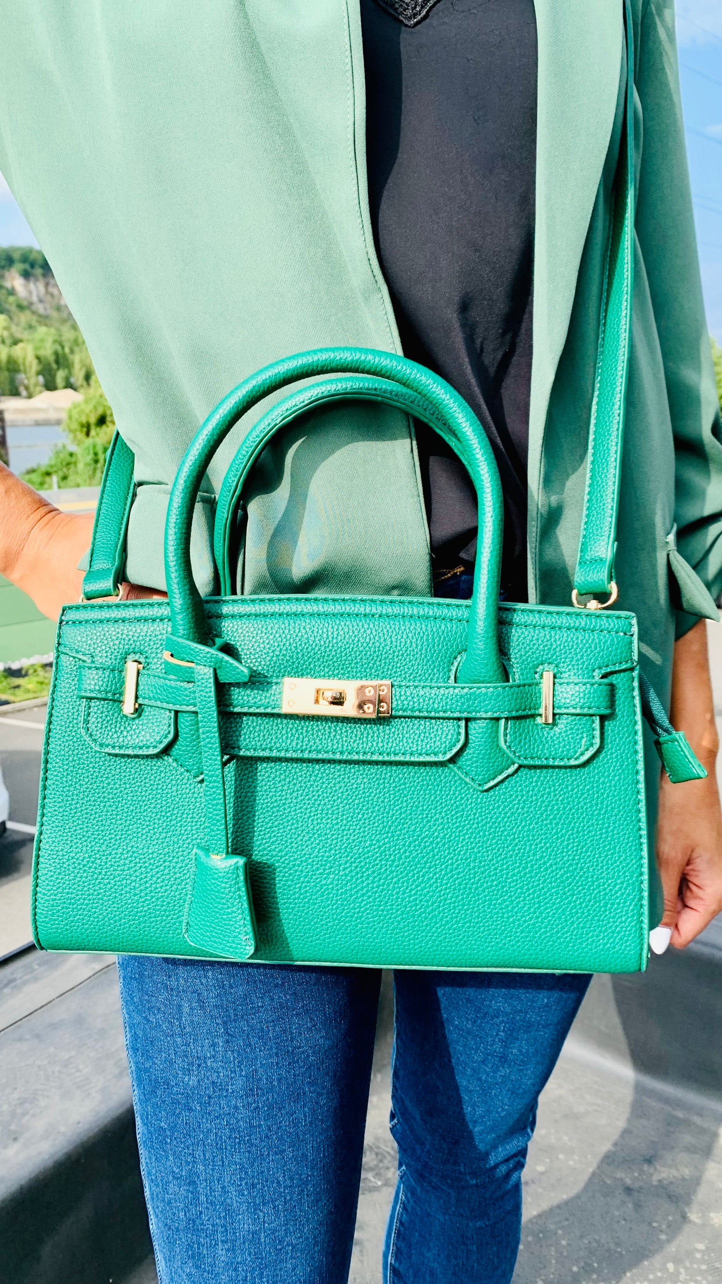 Sac Valentine vert