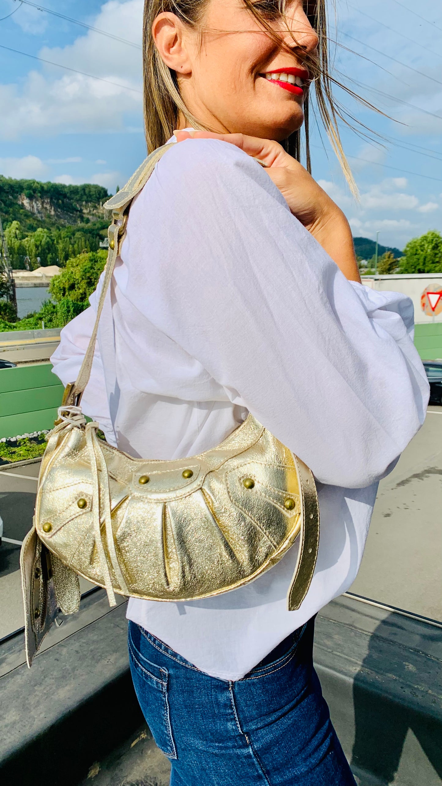 Sac Mahaut doré