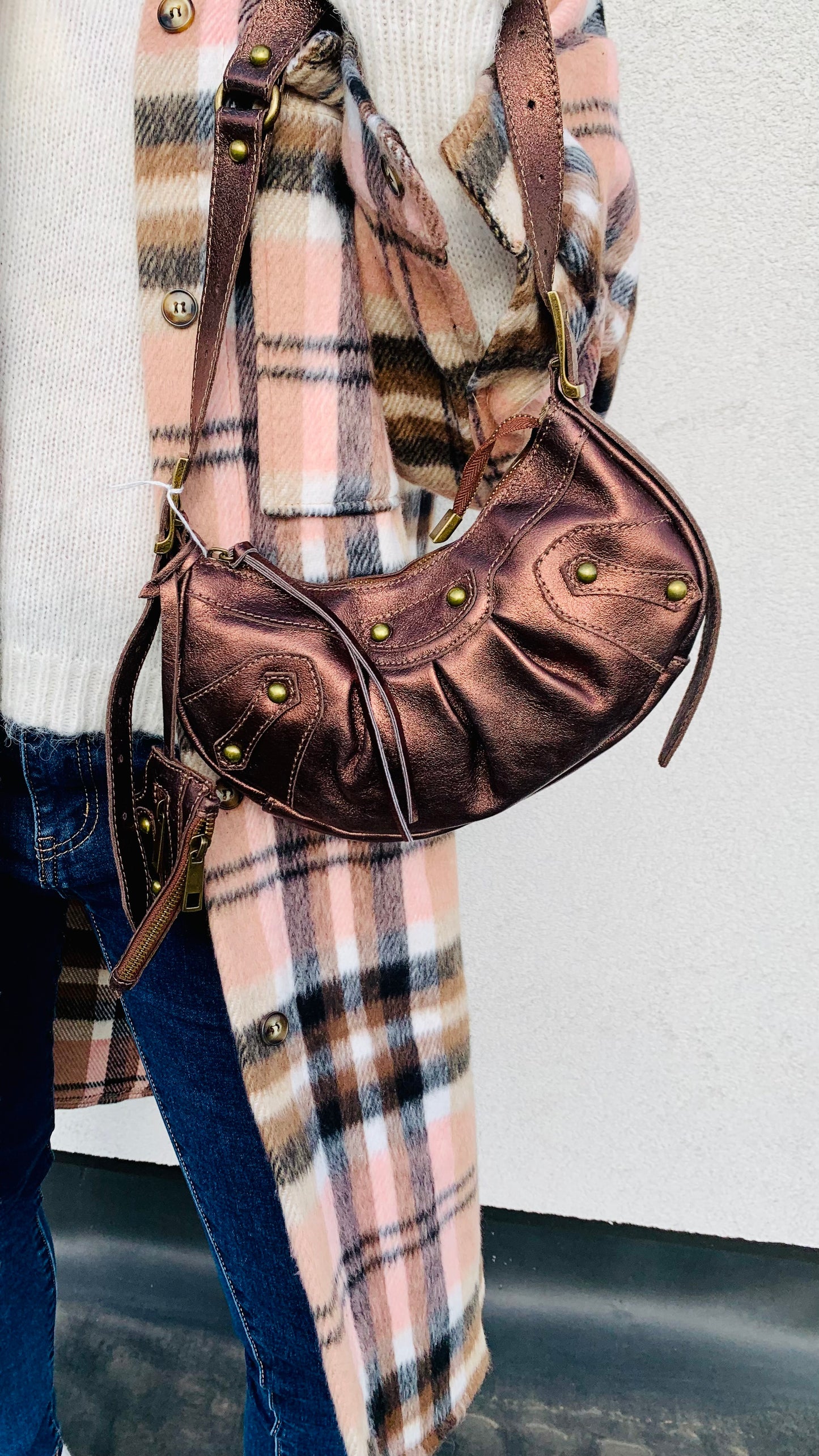 Sac Mahaut marron glacé