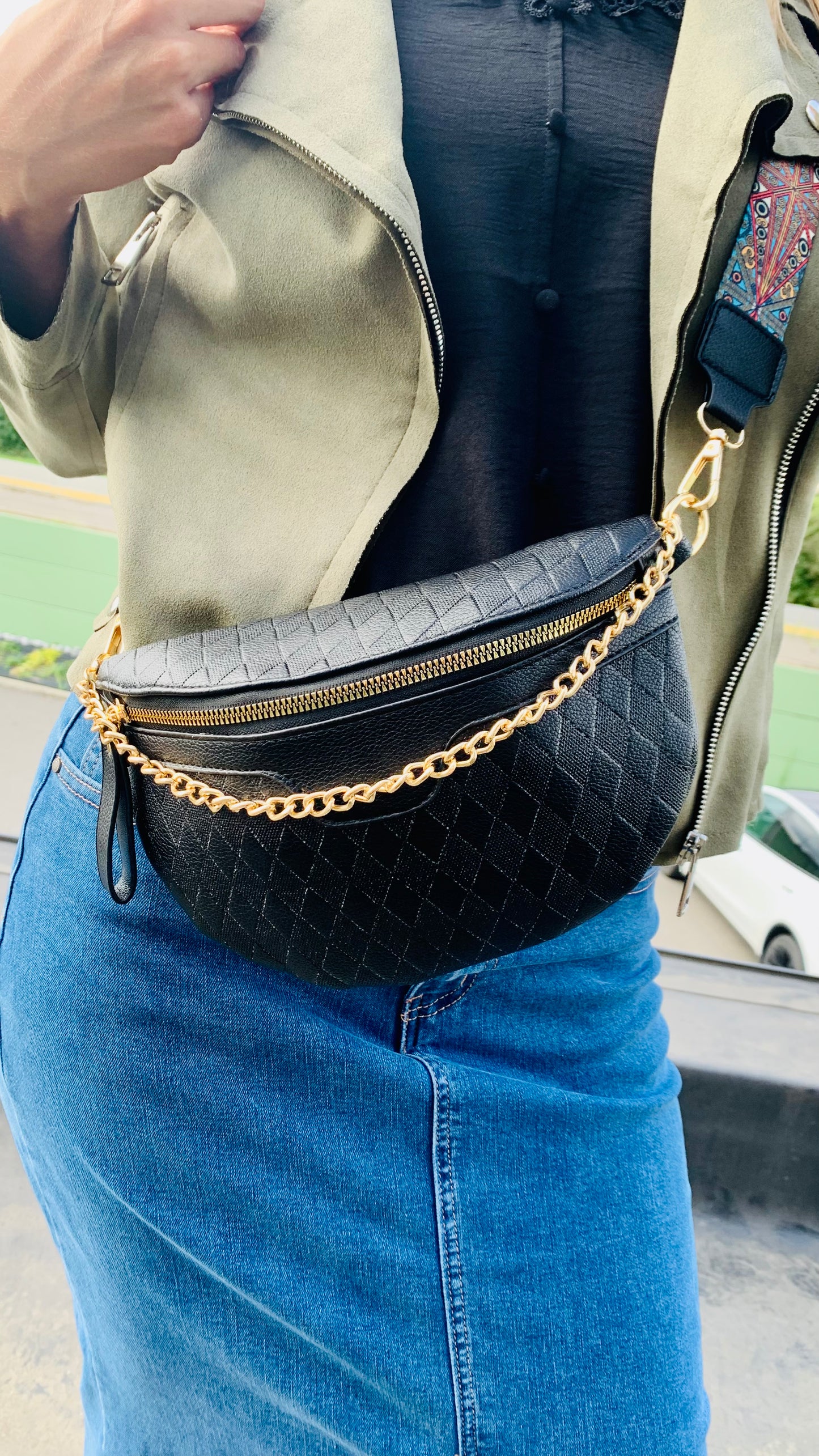 Sac banane Astrid noir