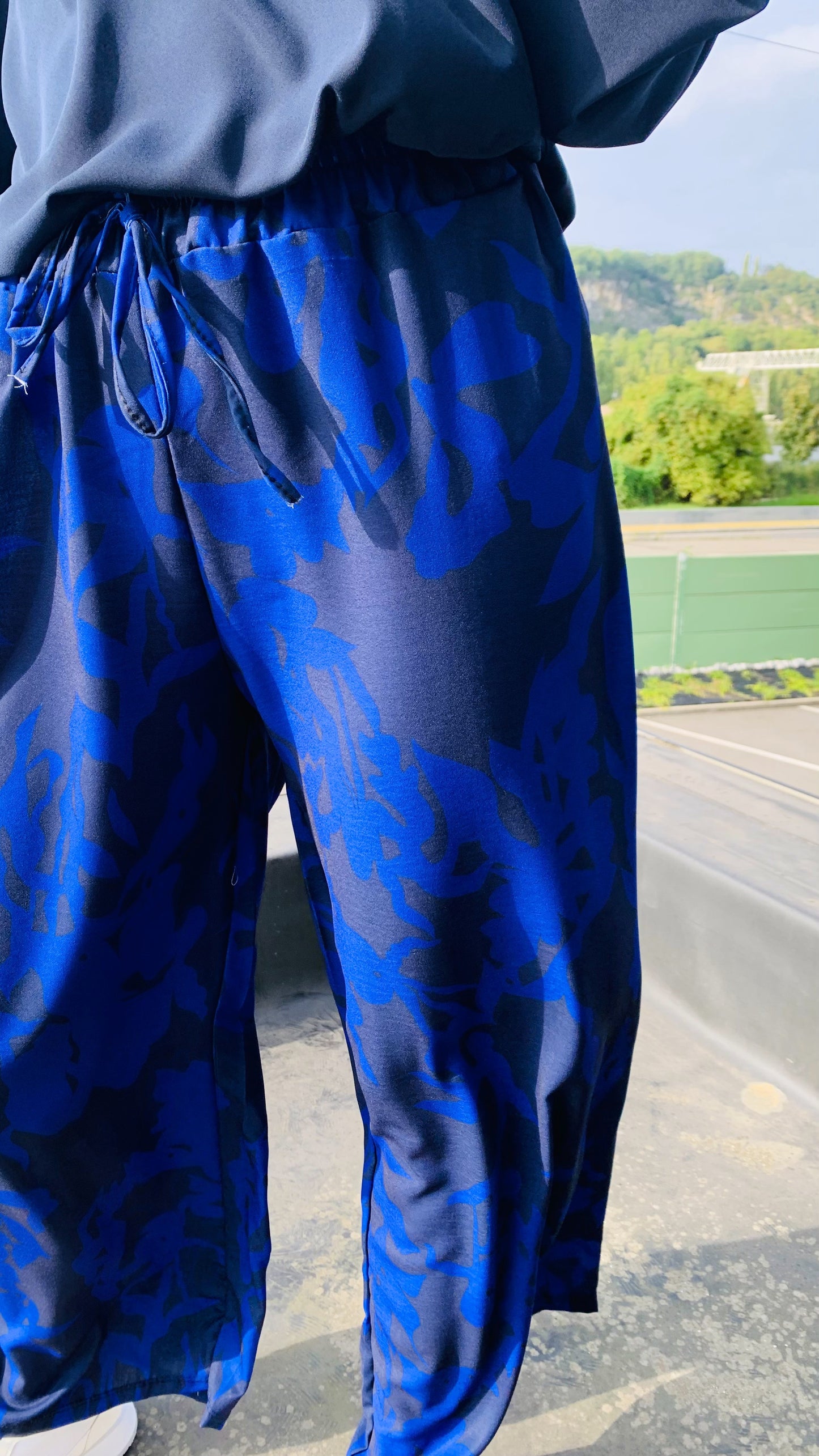 Pantalon Gabie bleu marine