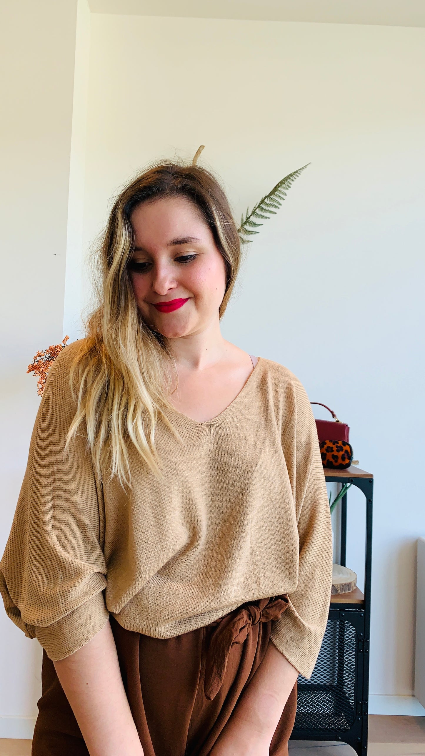 Pull Antonine camel clair