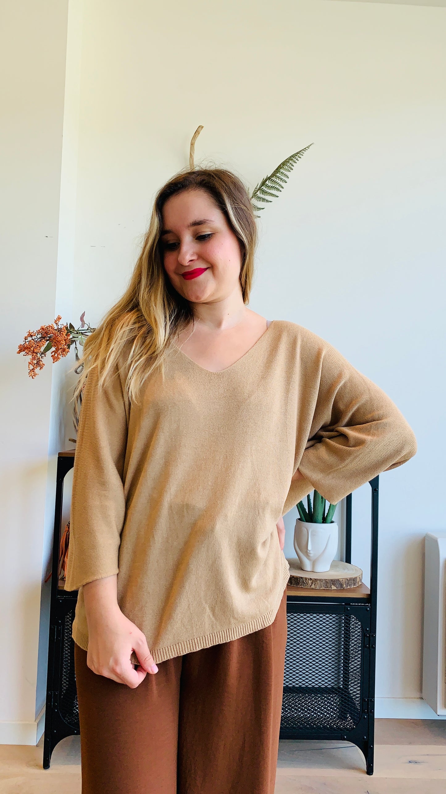 Pull Antonine camel clair