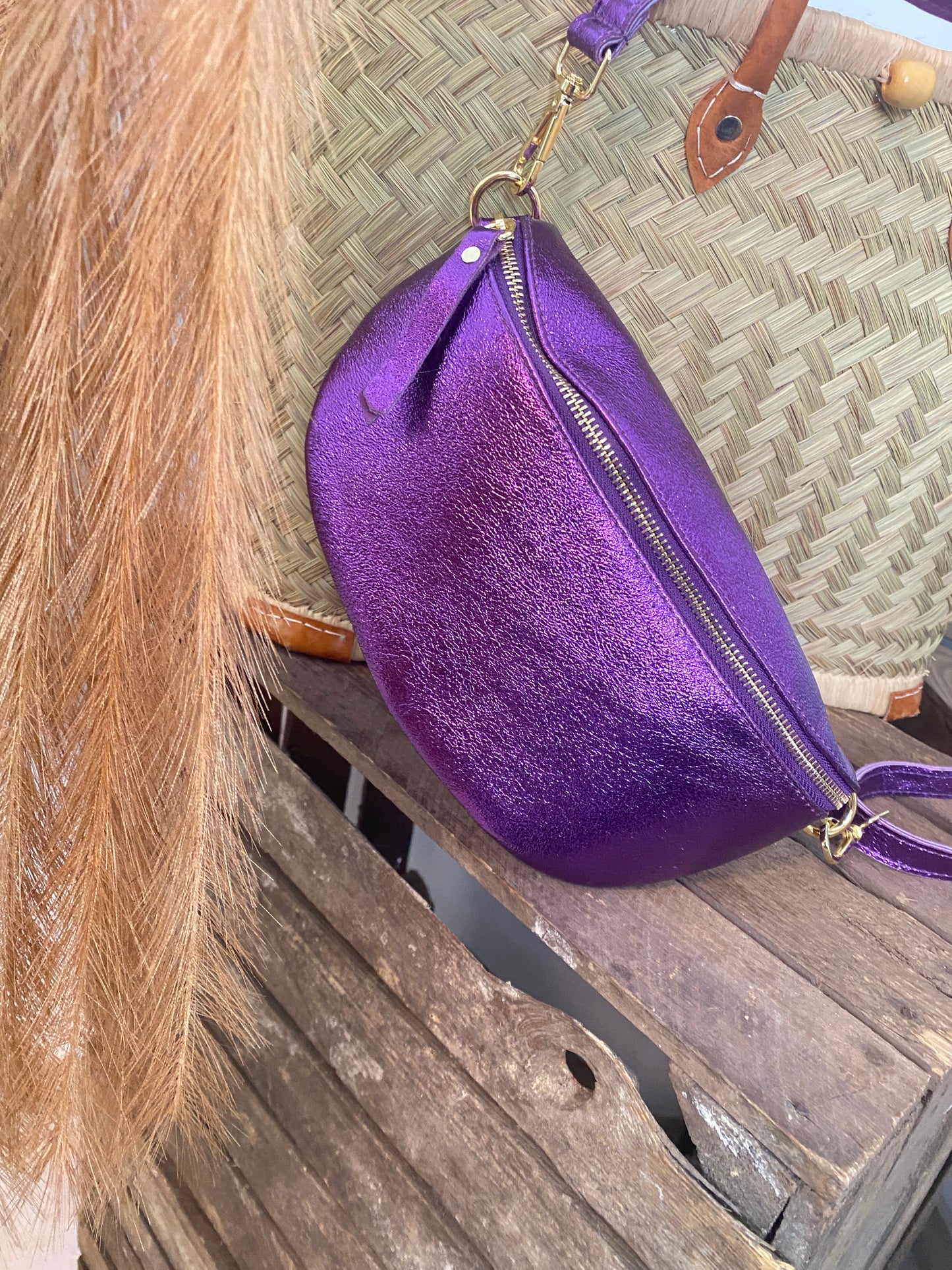 Sac Banane Calypso mauve