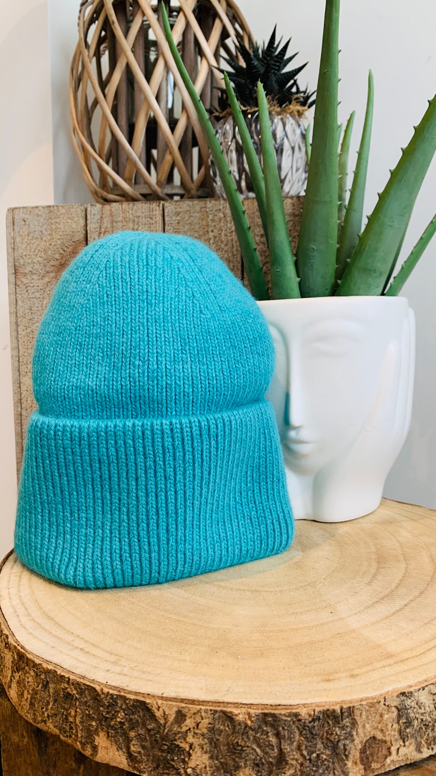 Bonnet Ondine turquoise