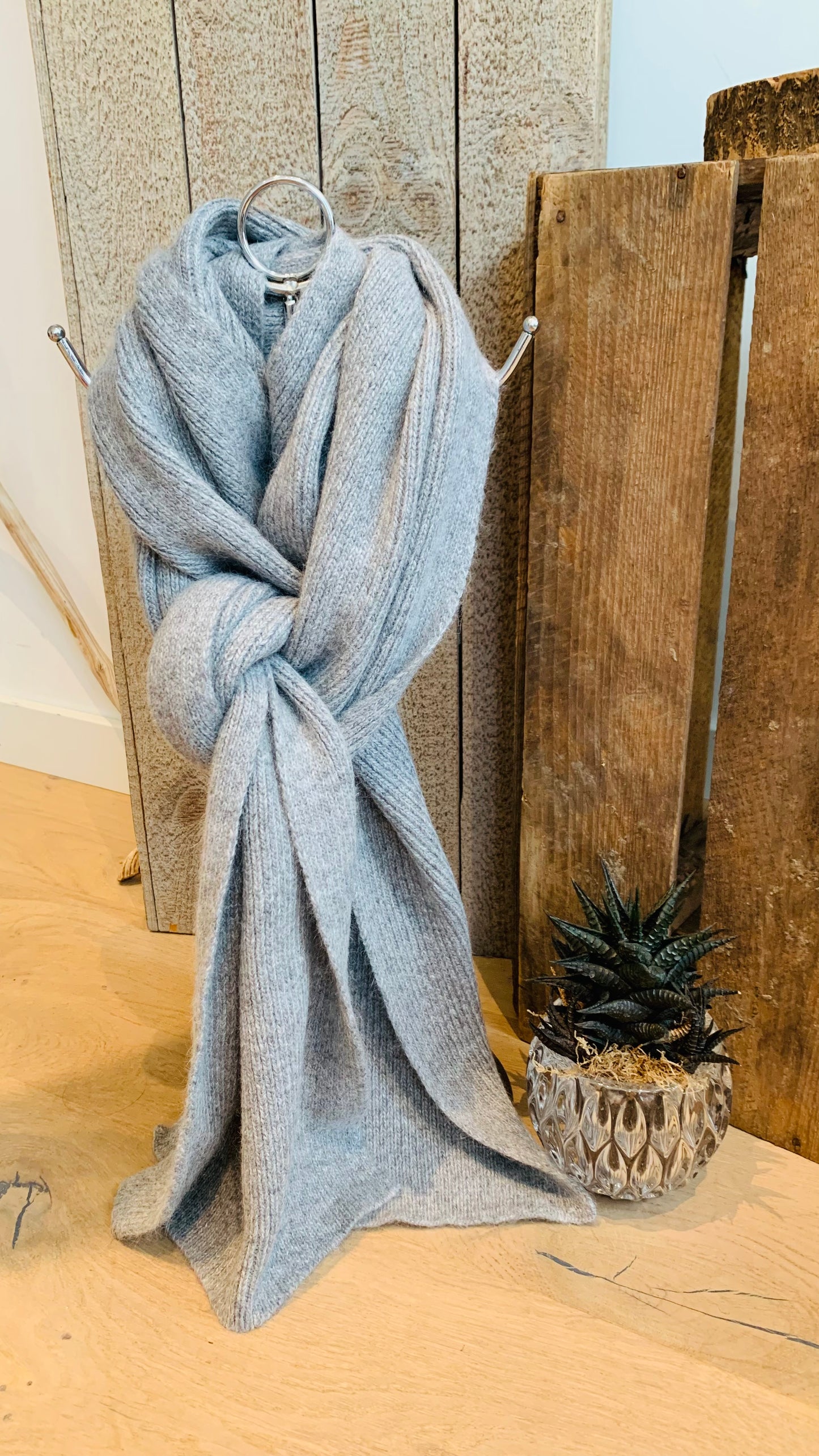 Echarpe Ondine gris