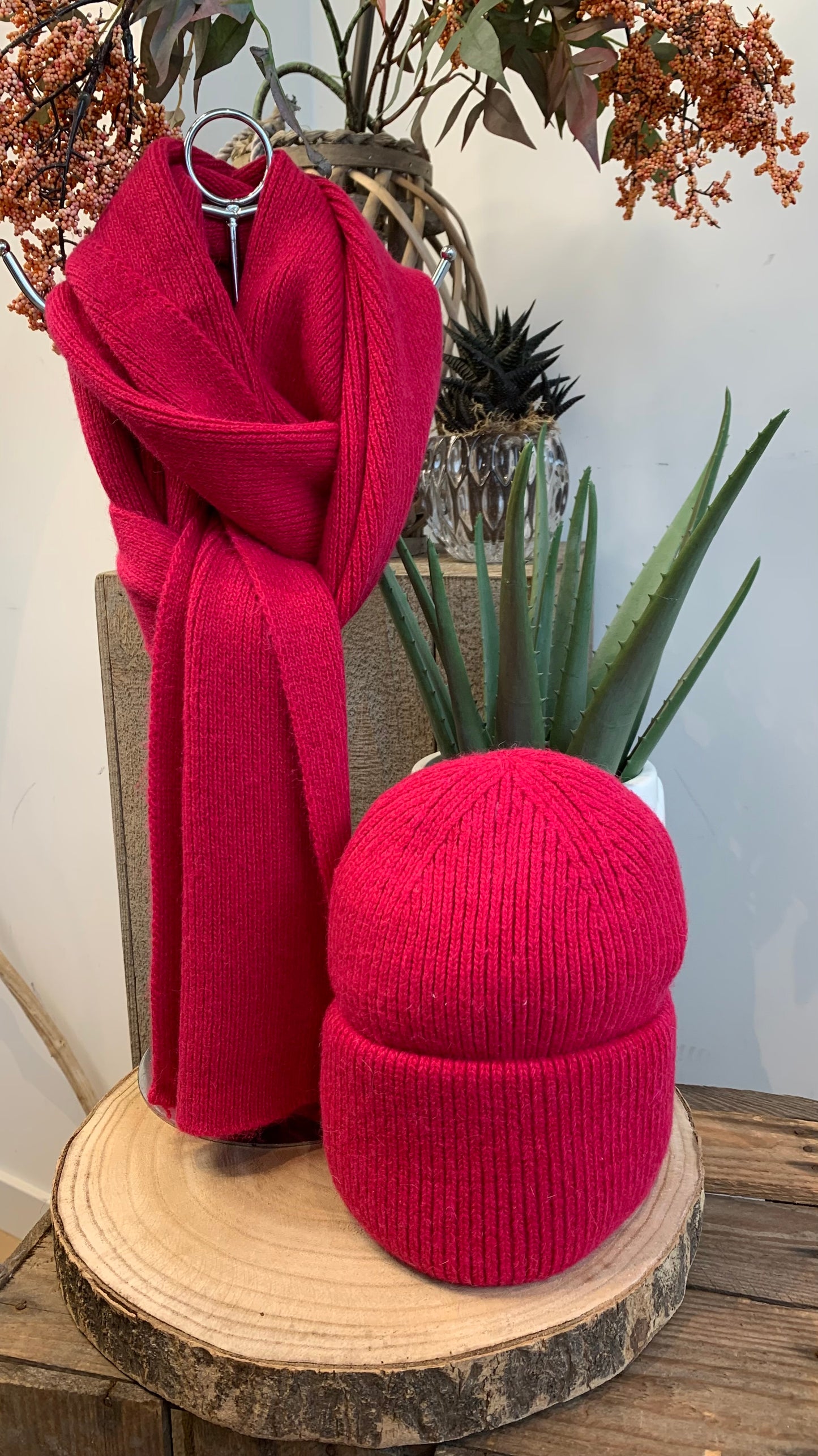 Bonnet Ondine fuchsia