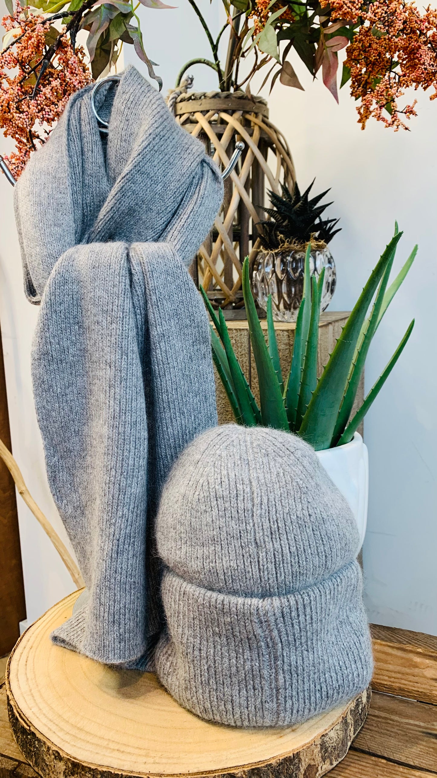 Bonnet Ondine gris