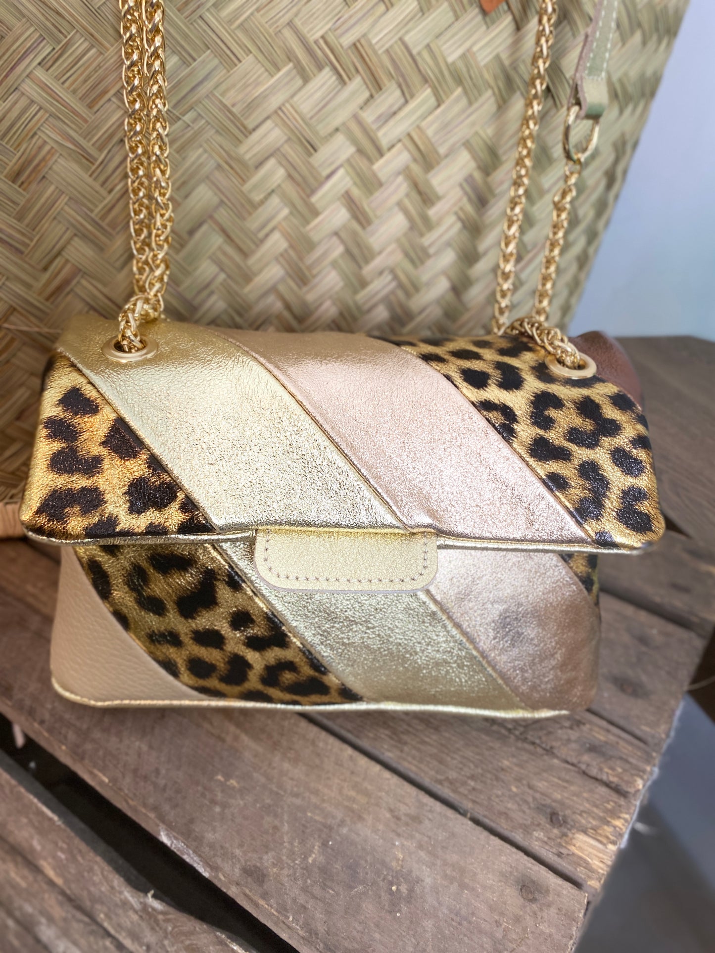 Sac Belinda doré