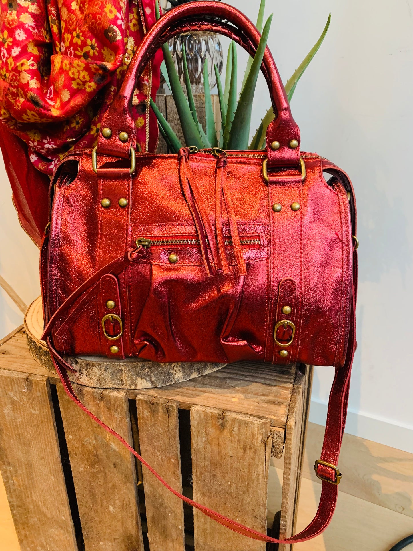 Sac Eva bordeaux