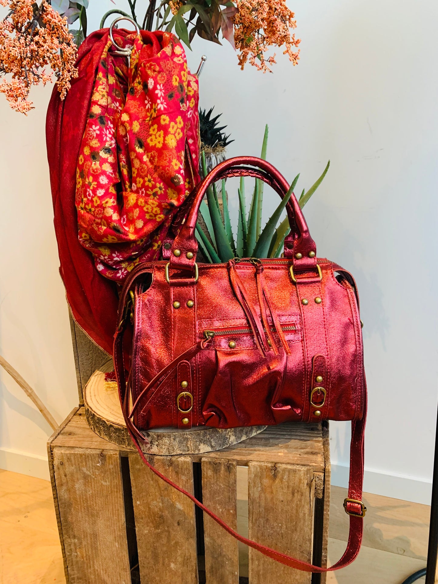 Sac Eva bordeaux