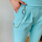 Pantalon Garance turquoise