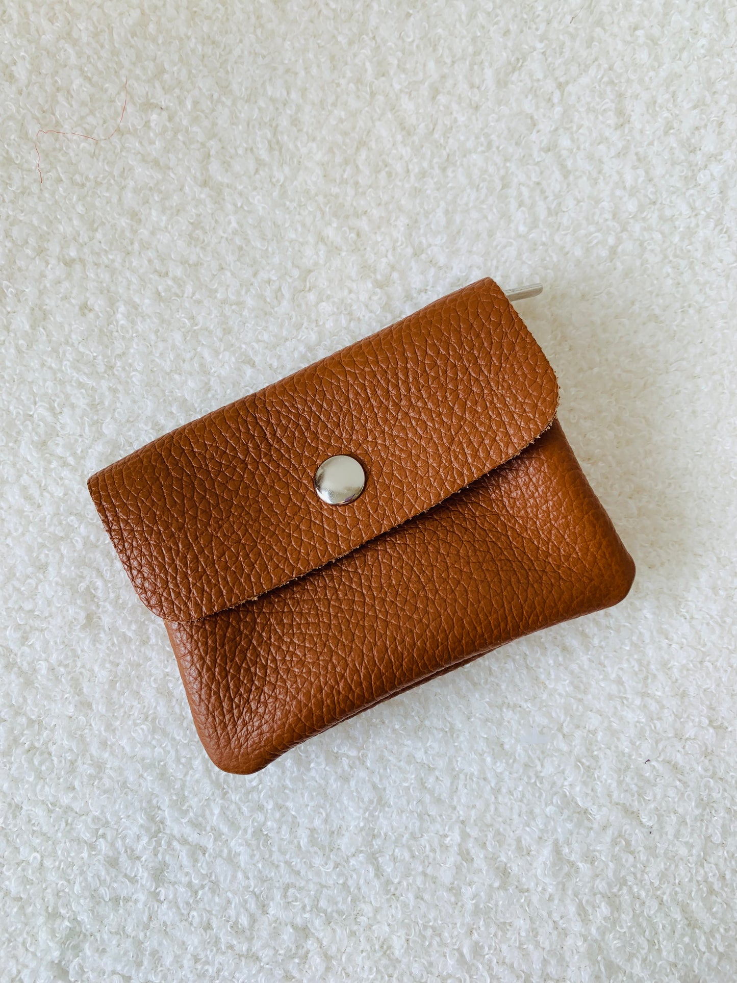 Petit portemonnaie Justine camel