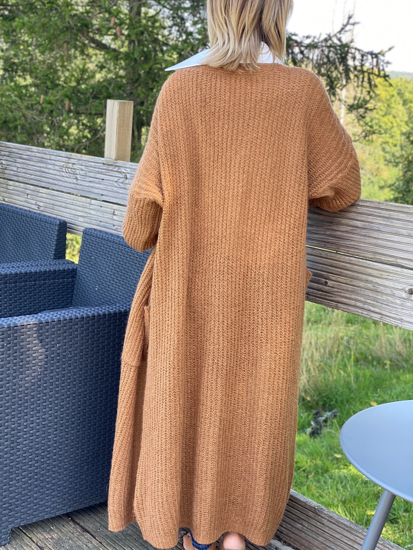 Gilet Justine camel