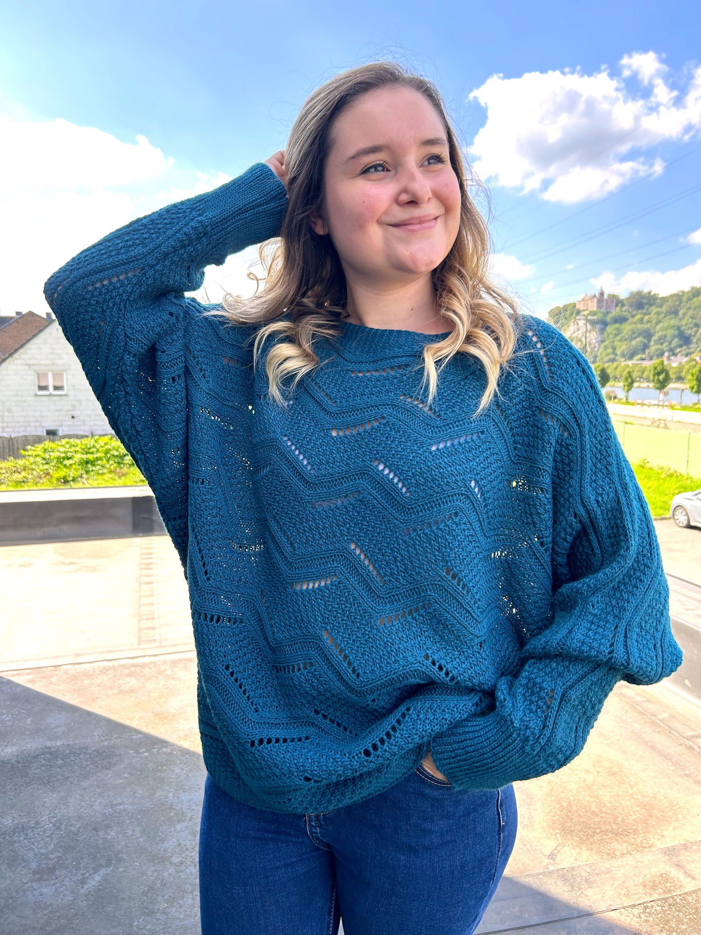 Pull Ashley Pétrole
