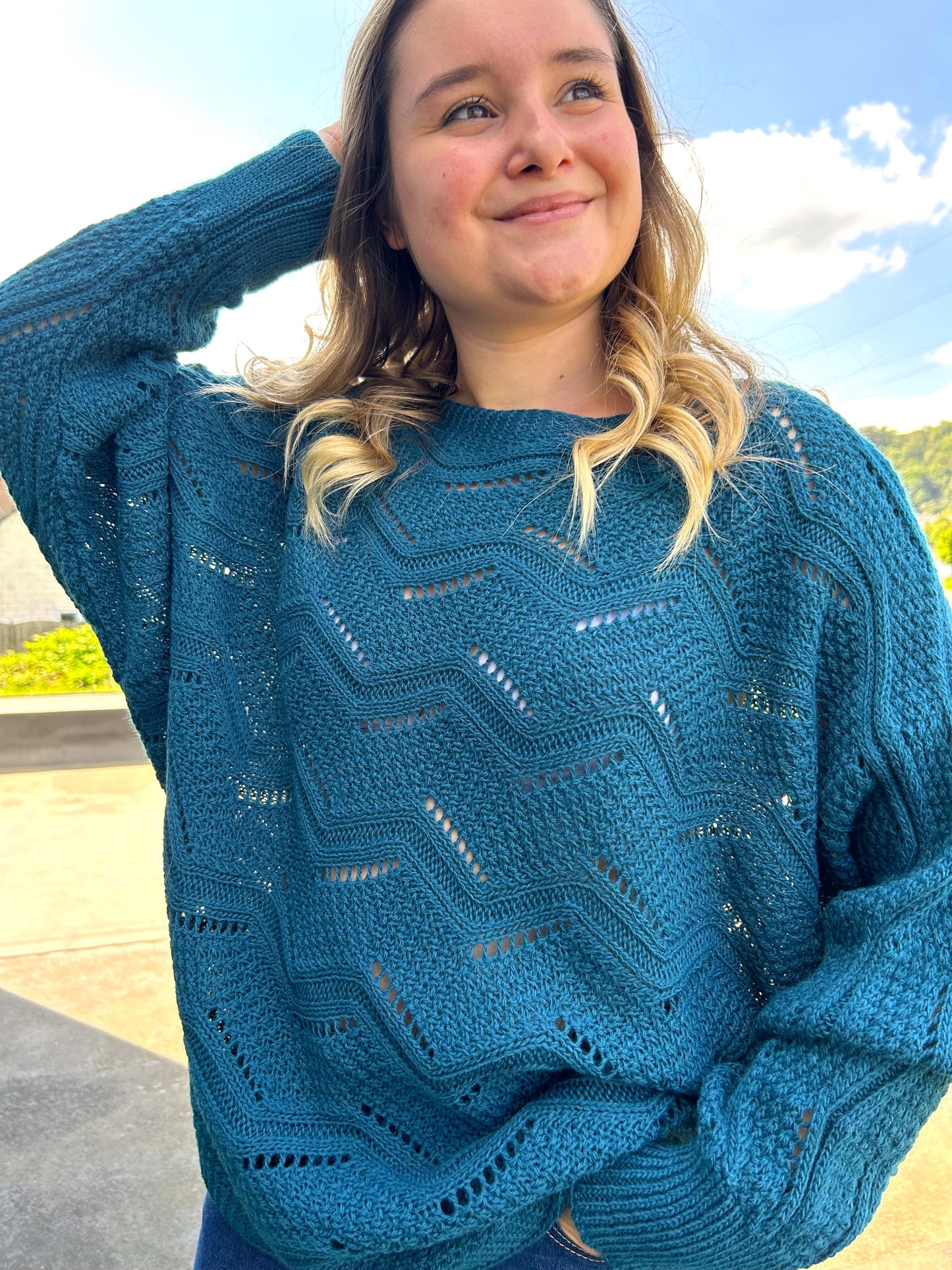 Pull Ashley Pétrole