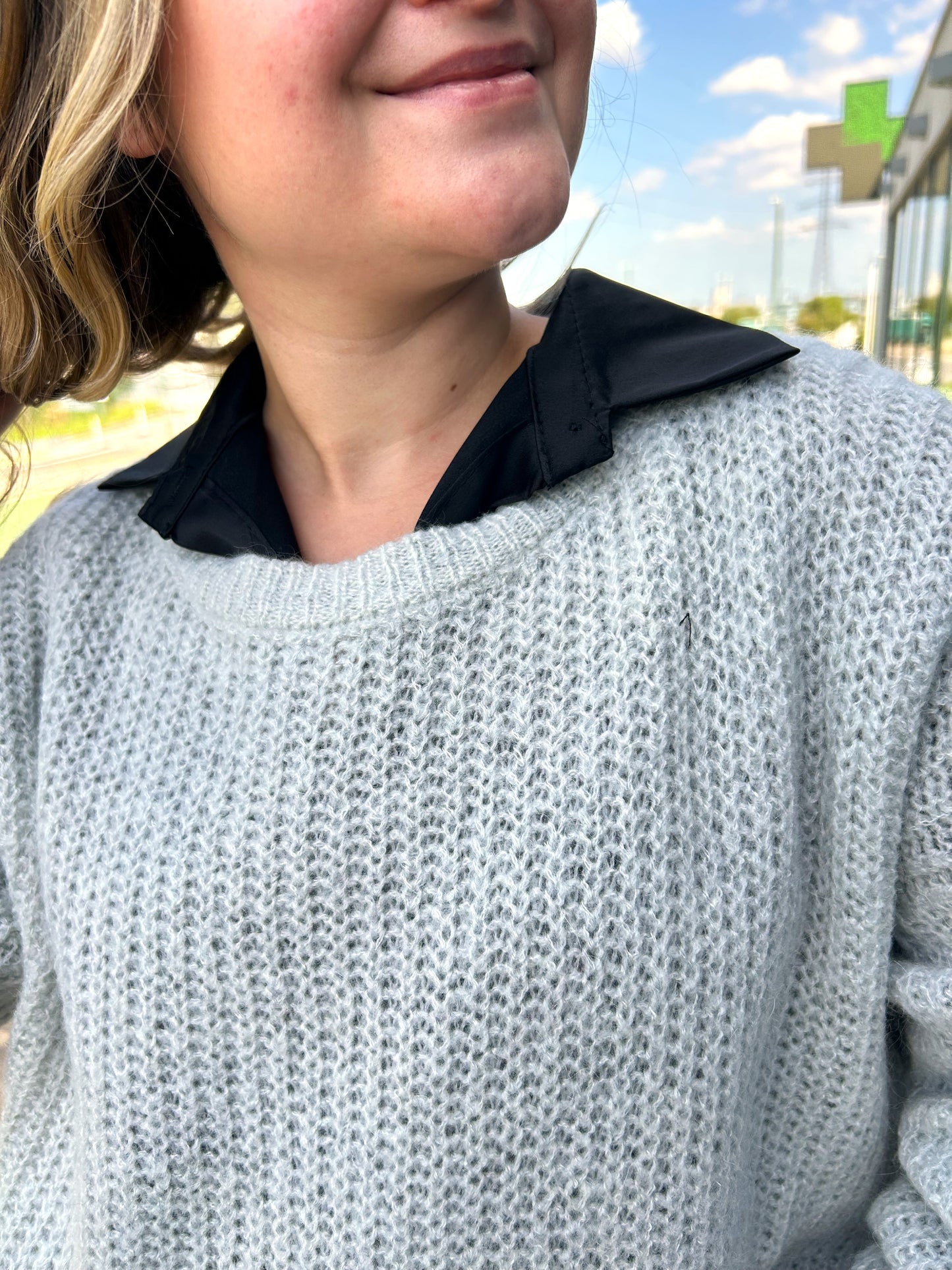 Pull Hedi gris