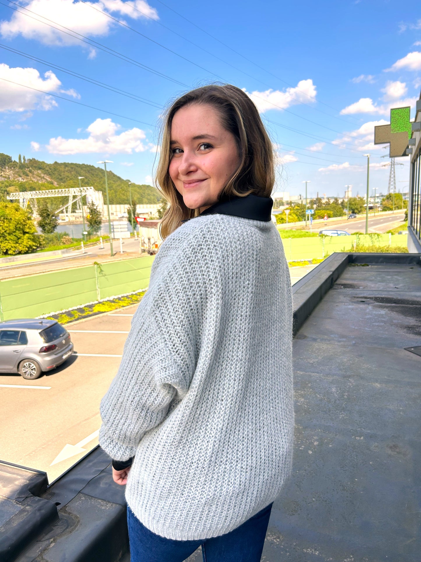 Pull Hedi gris