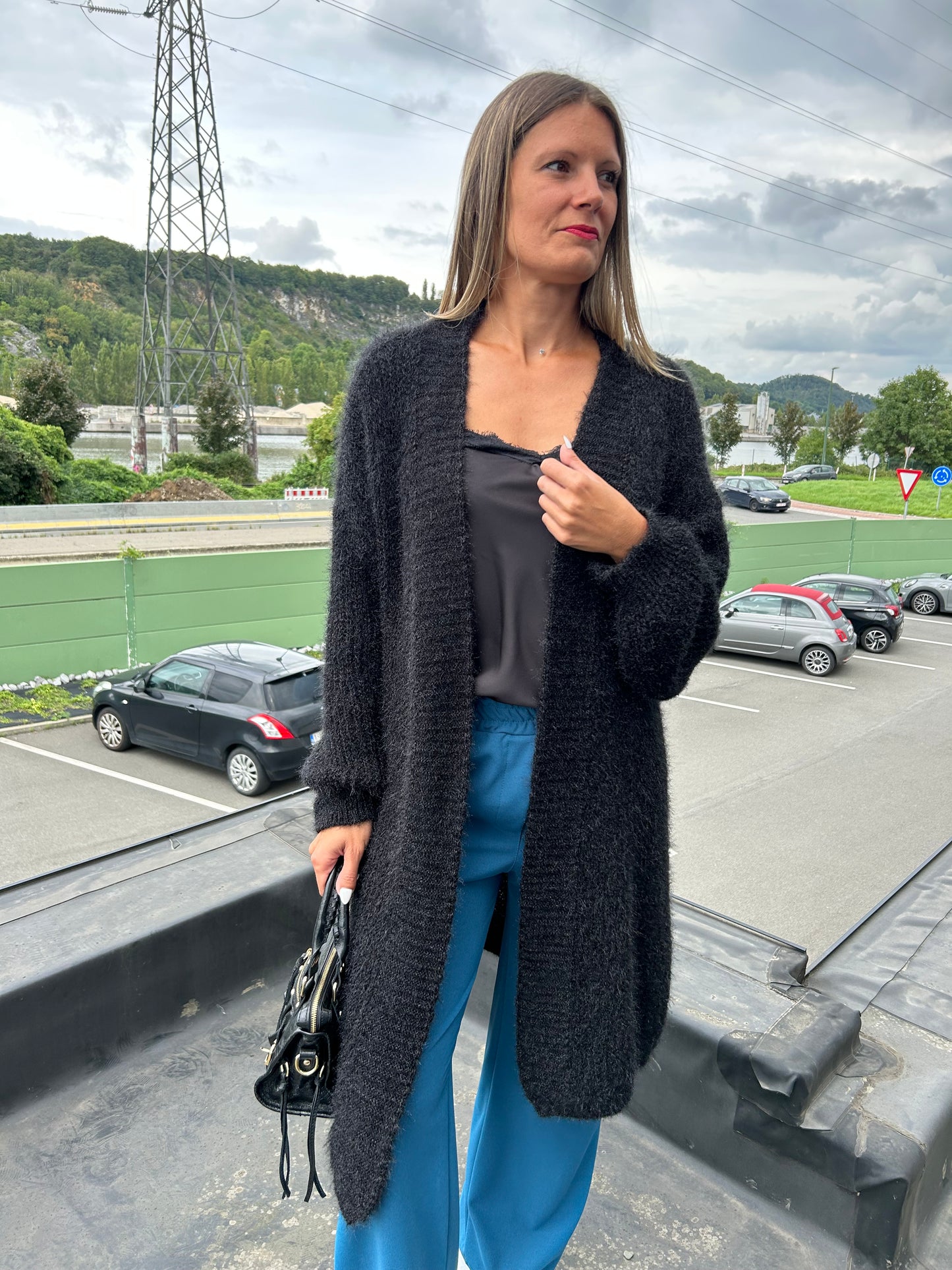 Pantalon Yolène pétrole