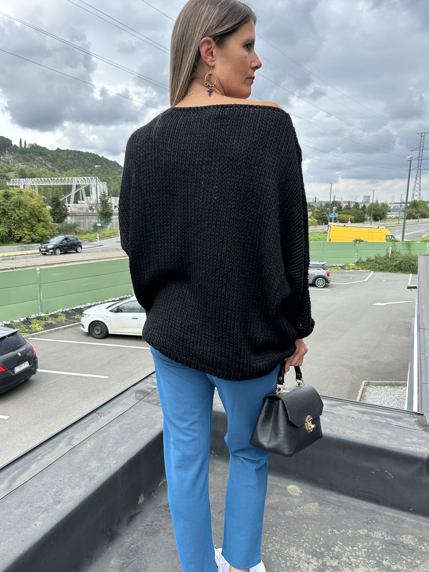 Pantalon Delphine pétrole