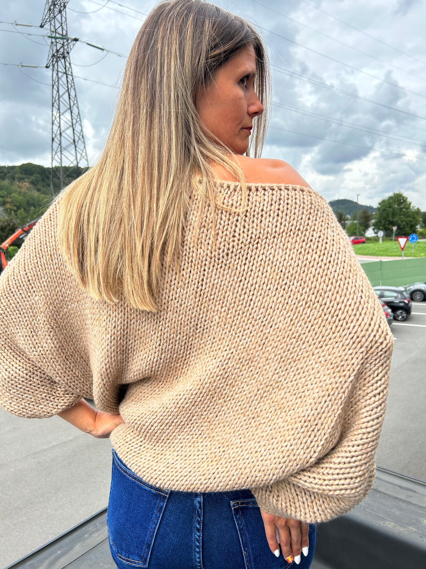 Pull Cameron beige