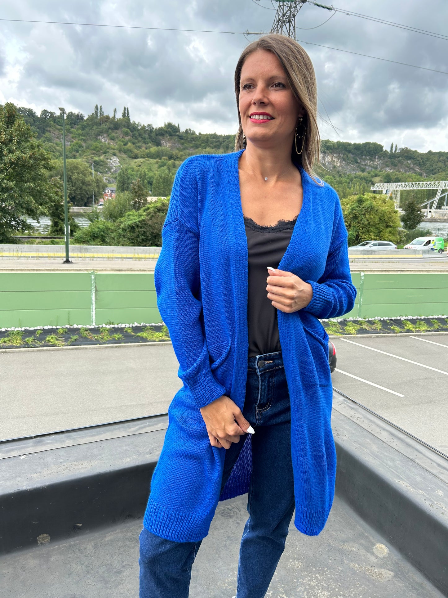 Gilet Cassiopée bleu bic