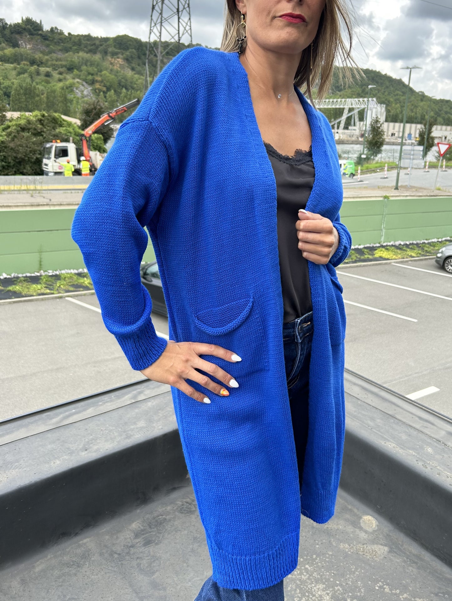 Gilet Cassiopée bleu bic