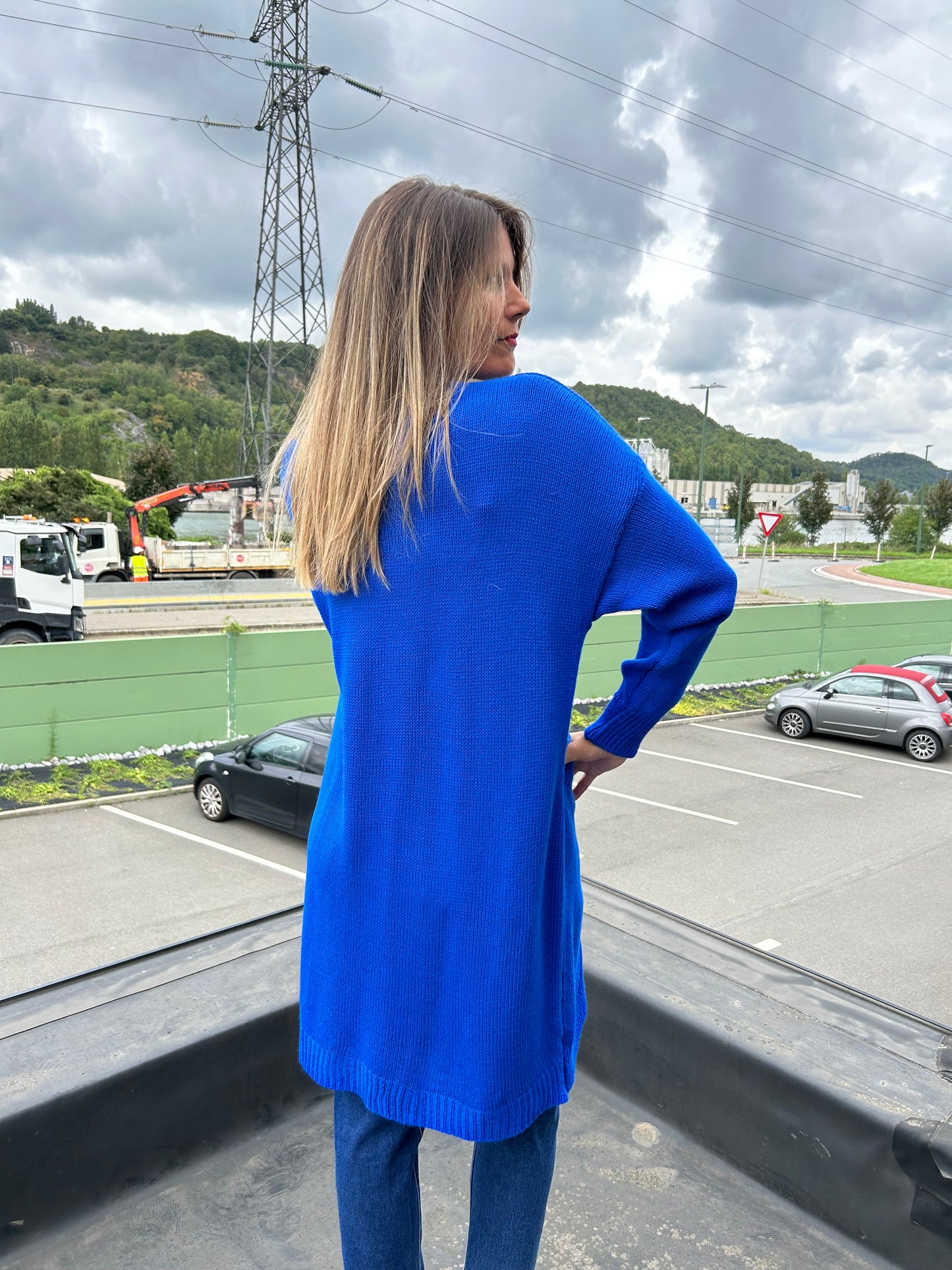 Gilet Cassiopée bleu bic
