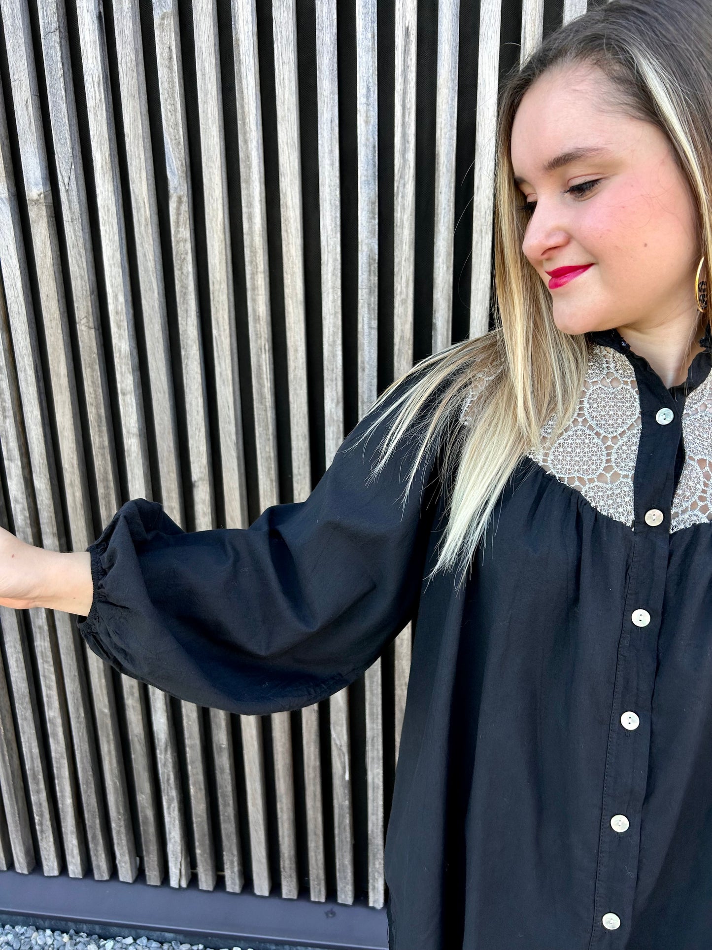 Chemise Amalia noir