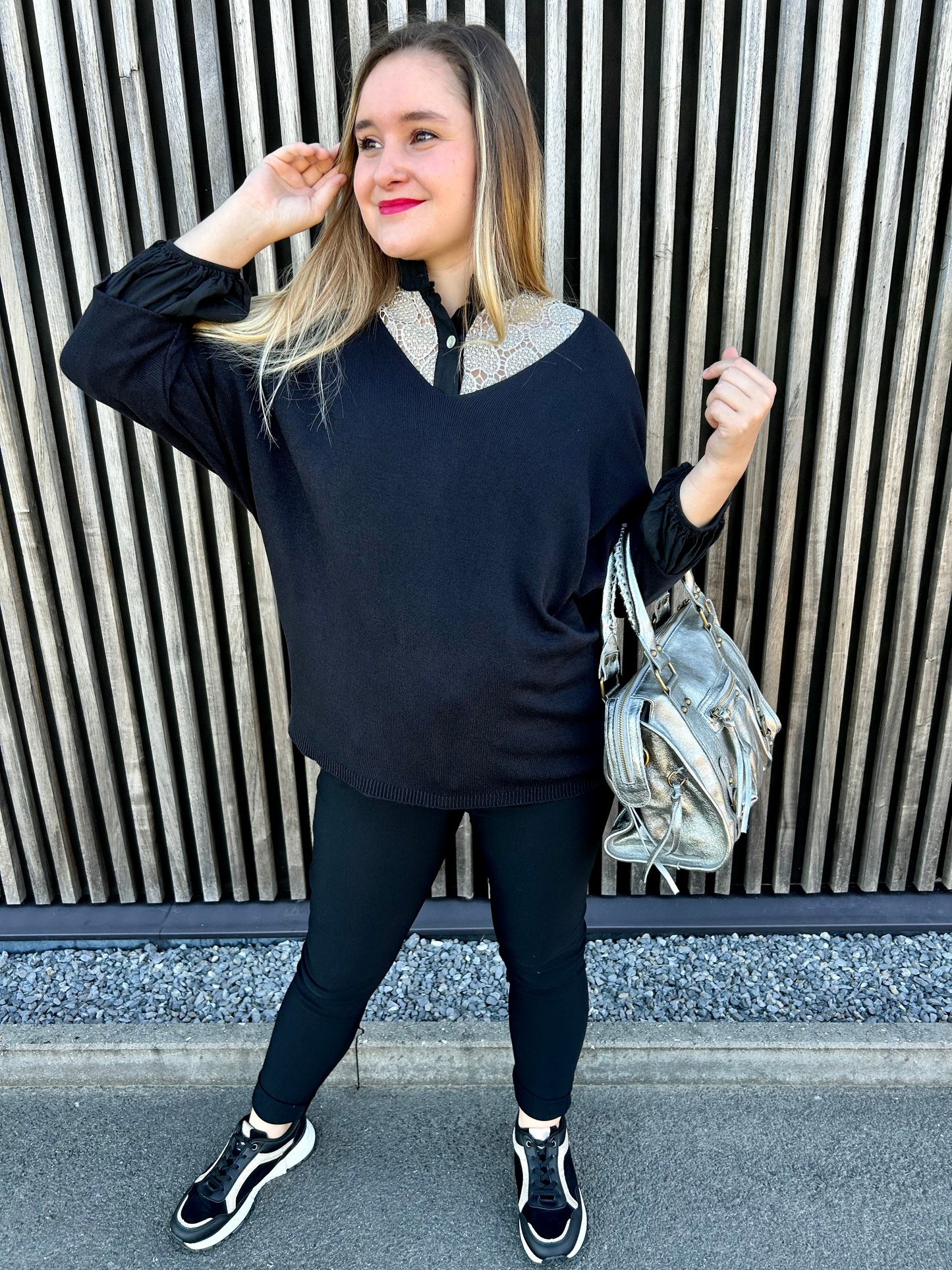 Chemise Amalia noir