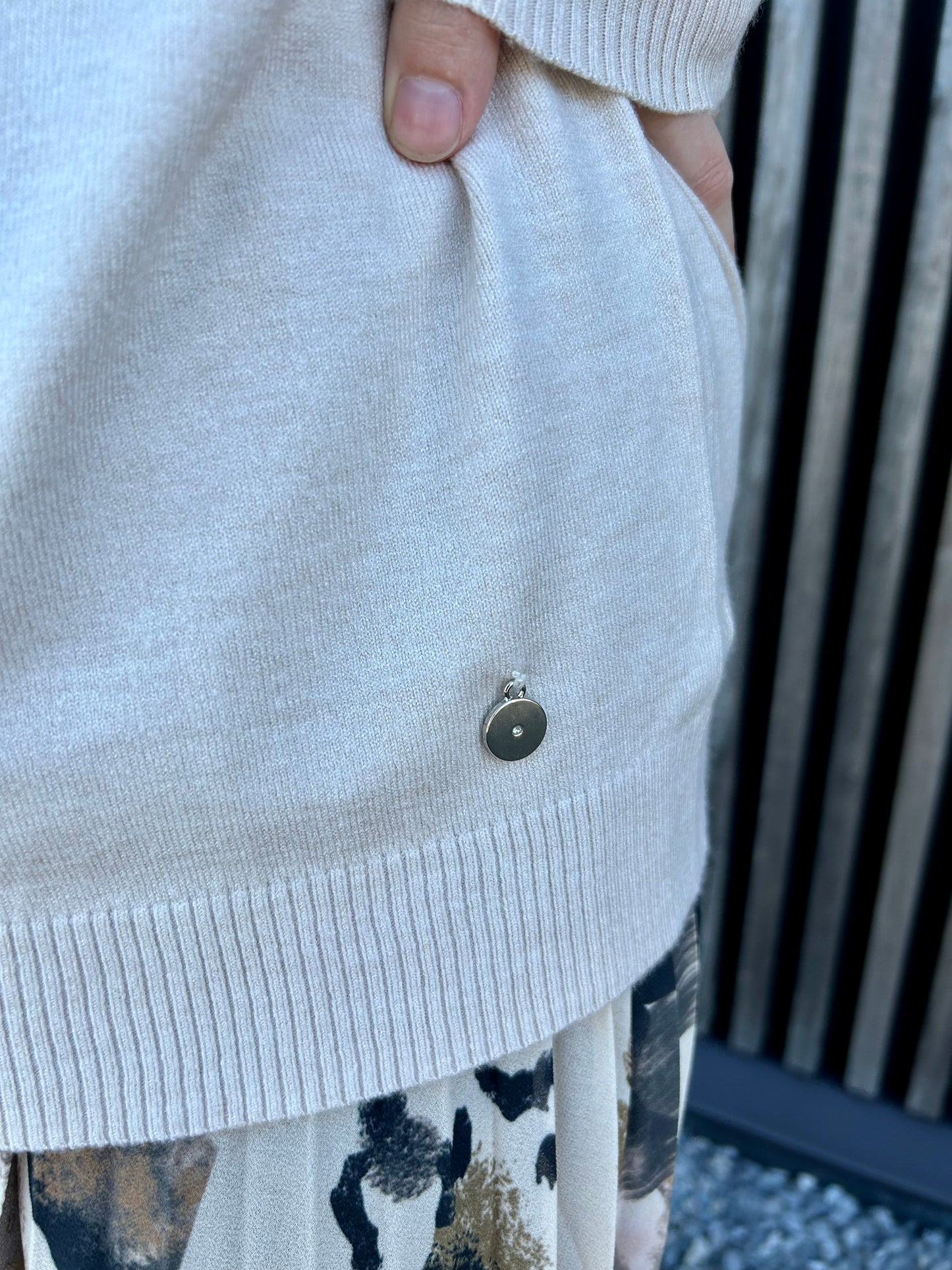 Pull Stéphanie beige clair