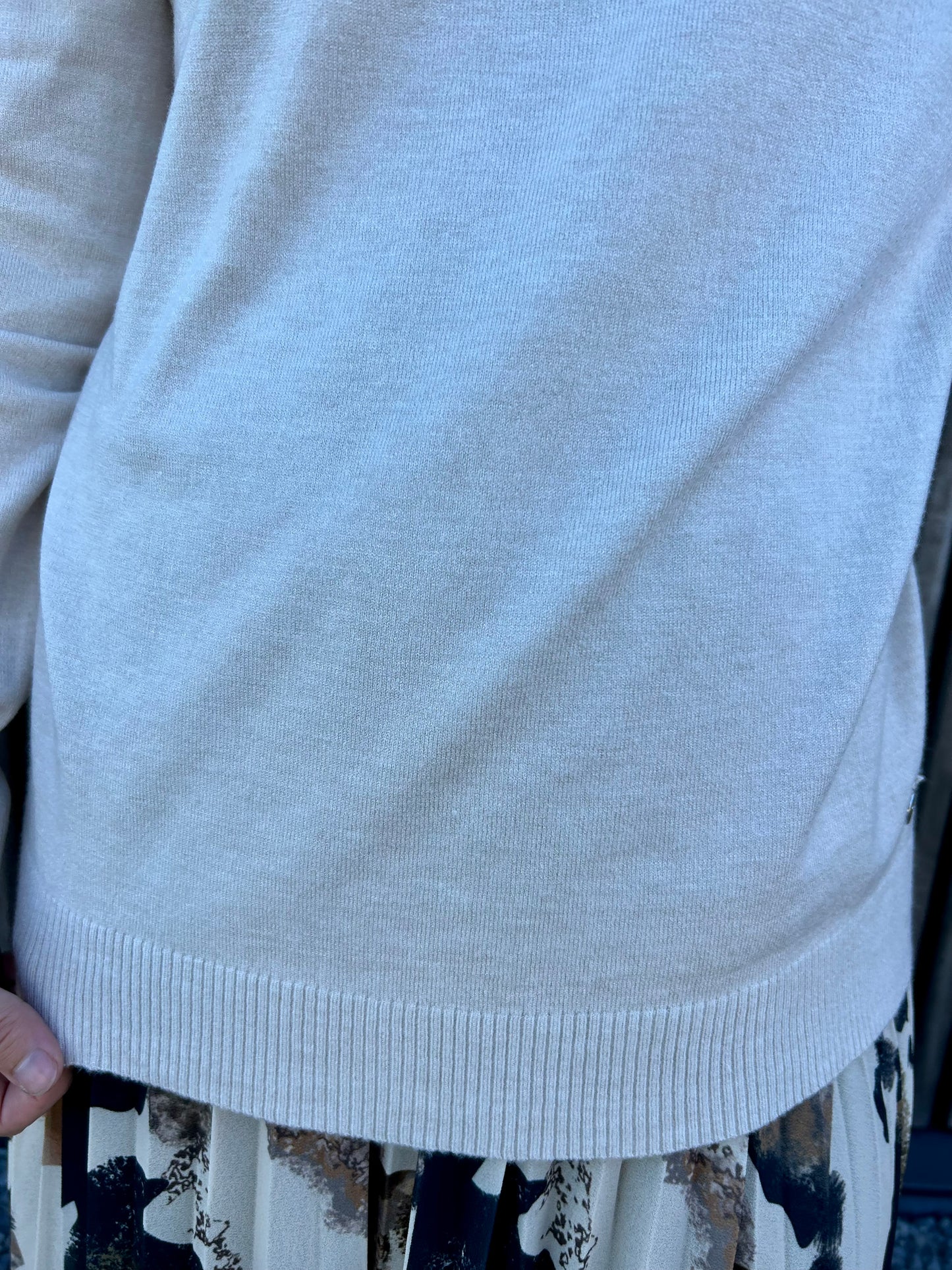 Pull Stéphanie beige clair