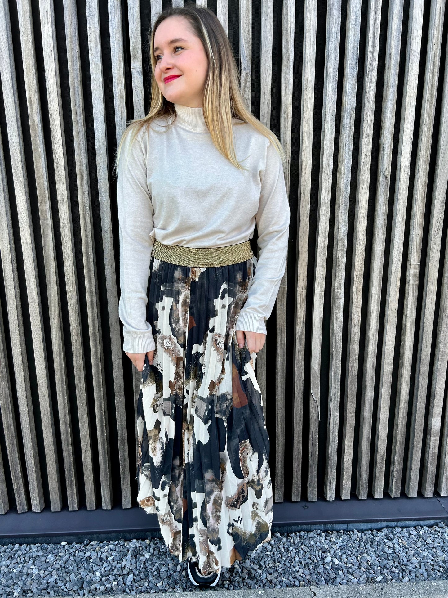 Pull Stéphanie beige clair