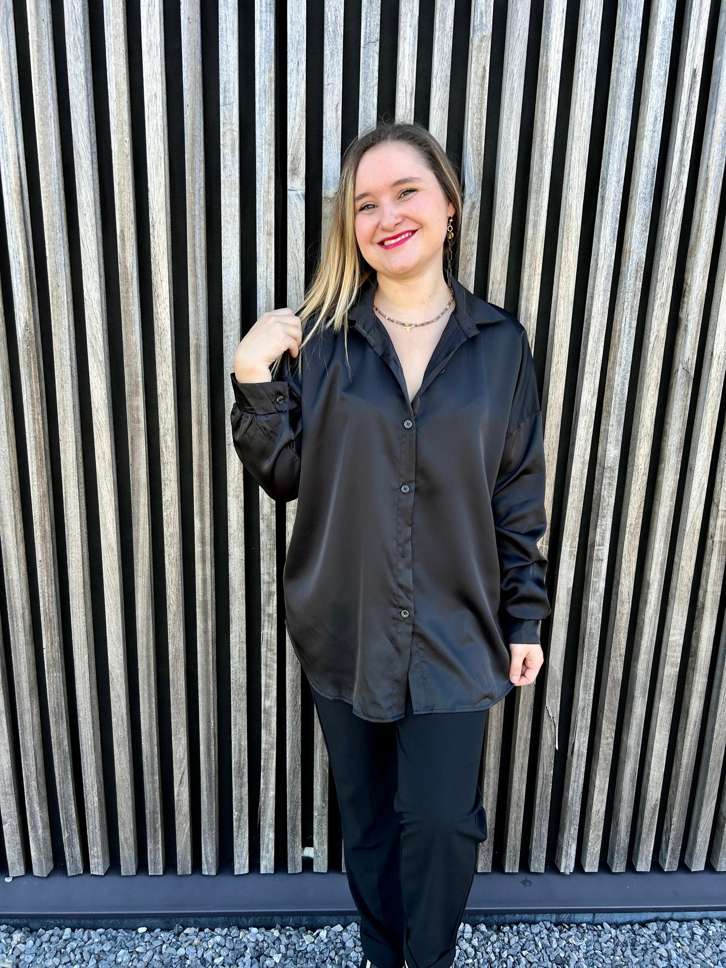 Chemisier Kayra noir