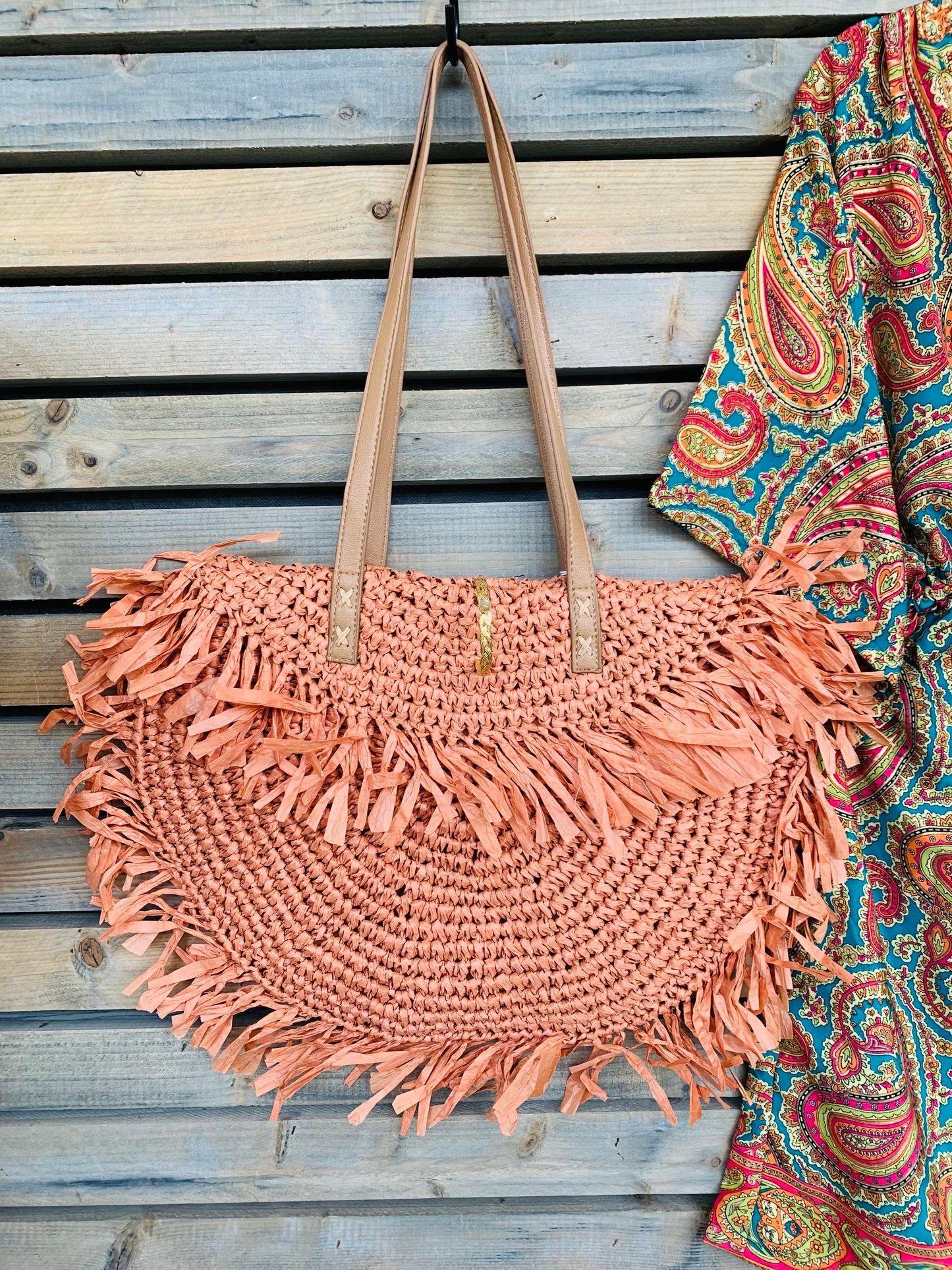 Sac Maddy naturel rouille