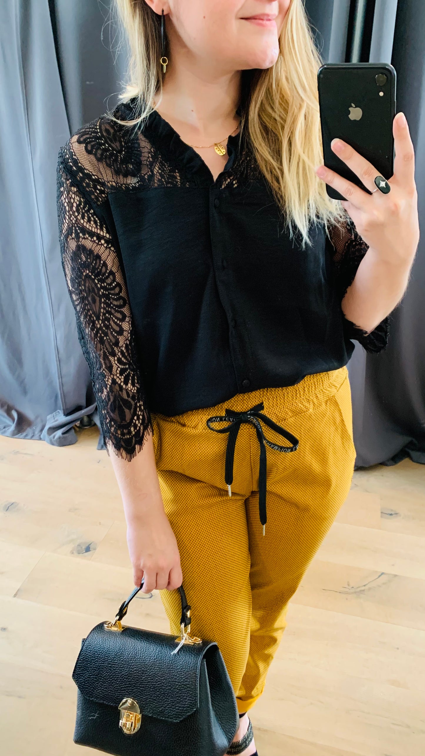 Chemisier Anna noir