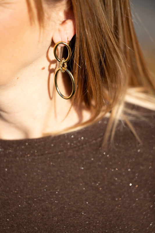 Boucle d'oreille Santa