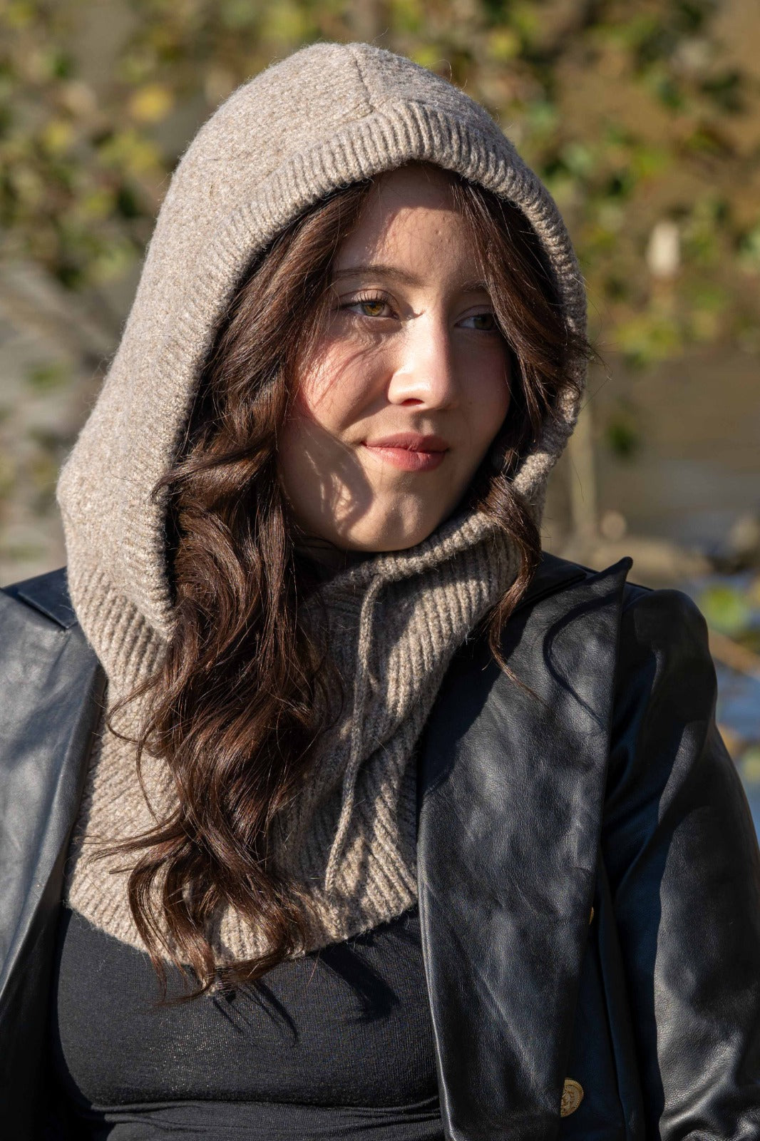 Cagoule Cécile taupe