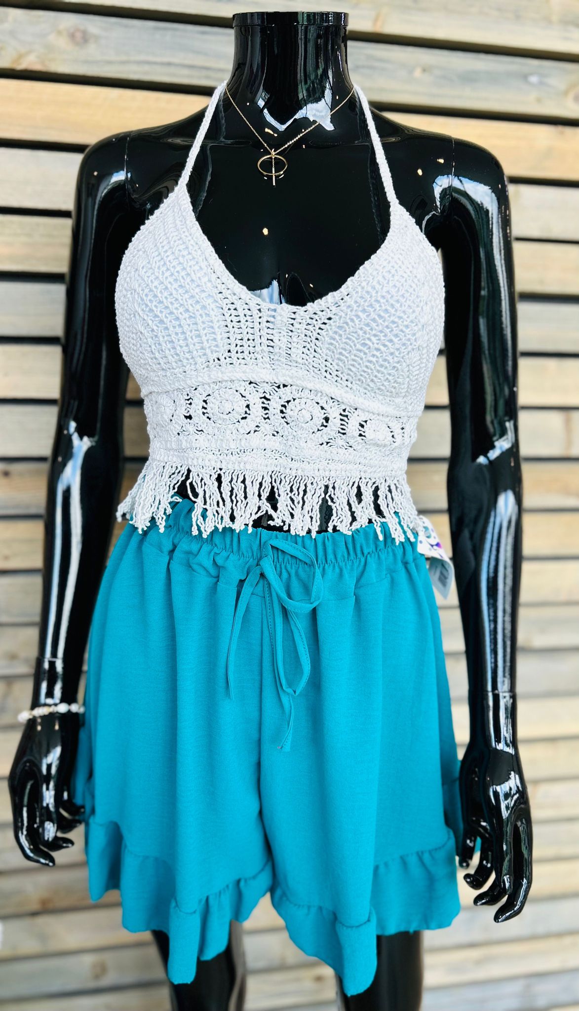 Short Martina turquoise