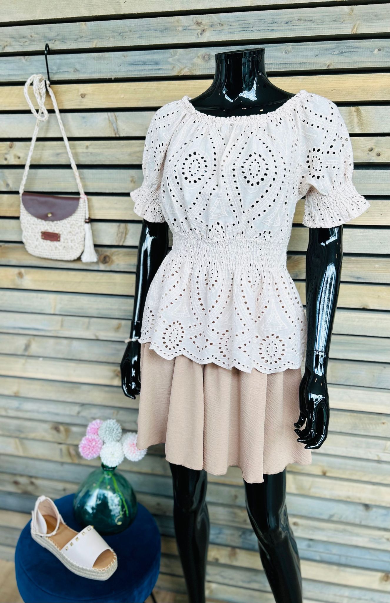 Short Abi beige