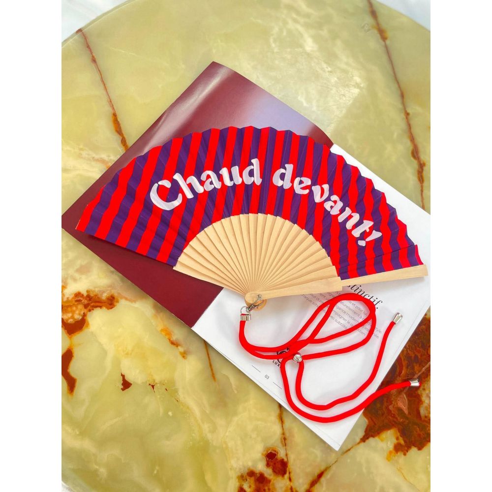 Eventail "CHAUD DEVANT"