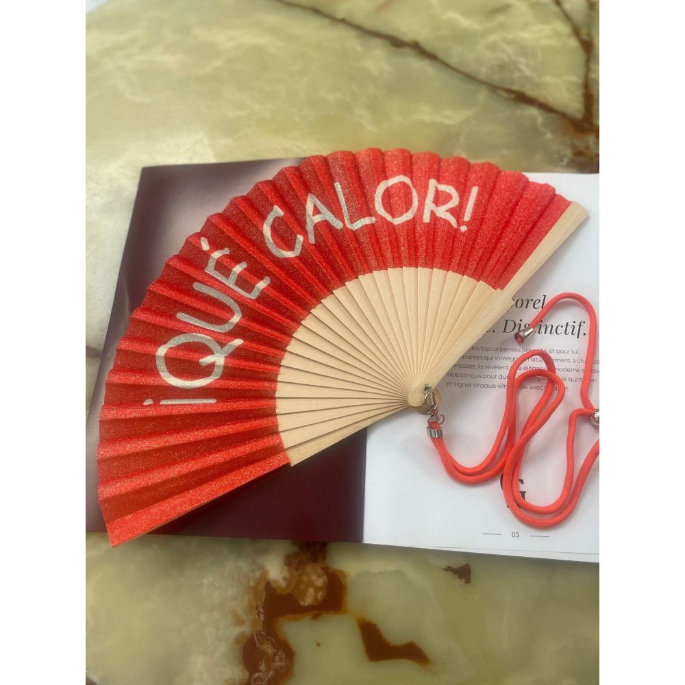 Eventail " IQUE CALOR "