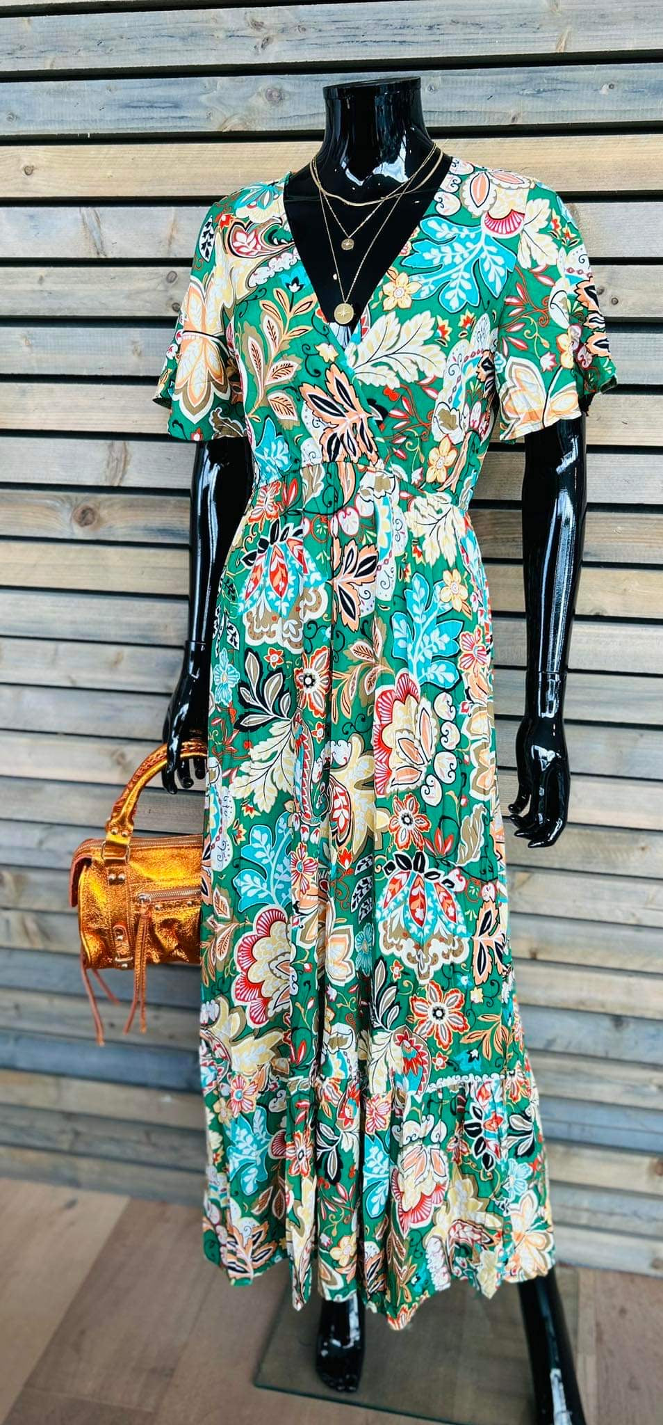 Robe Sandra vert