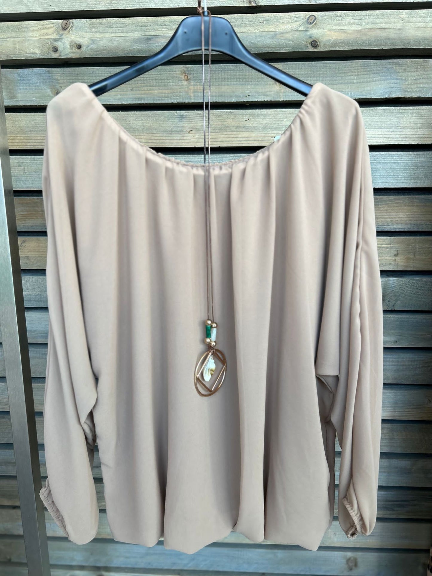 Blouse Louka camel