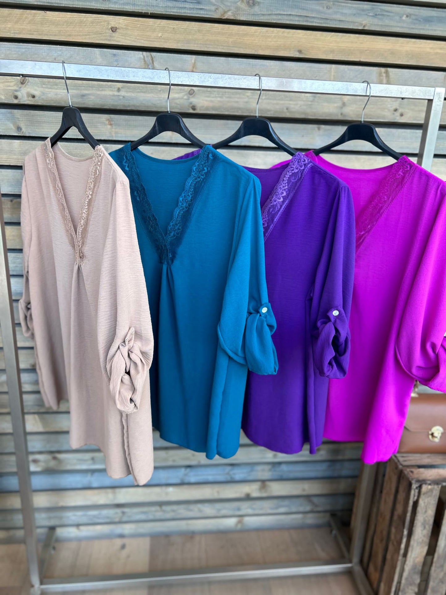 Blouse Mira beige camel