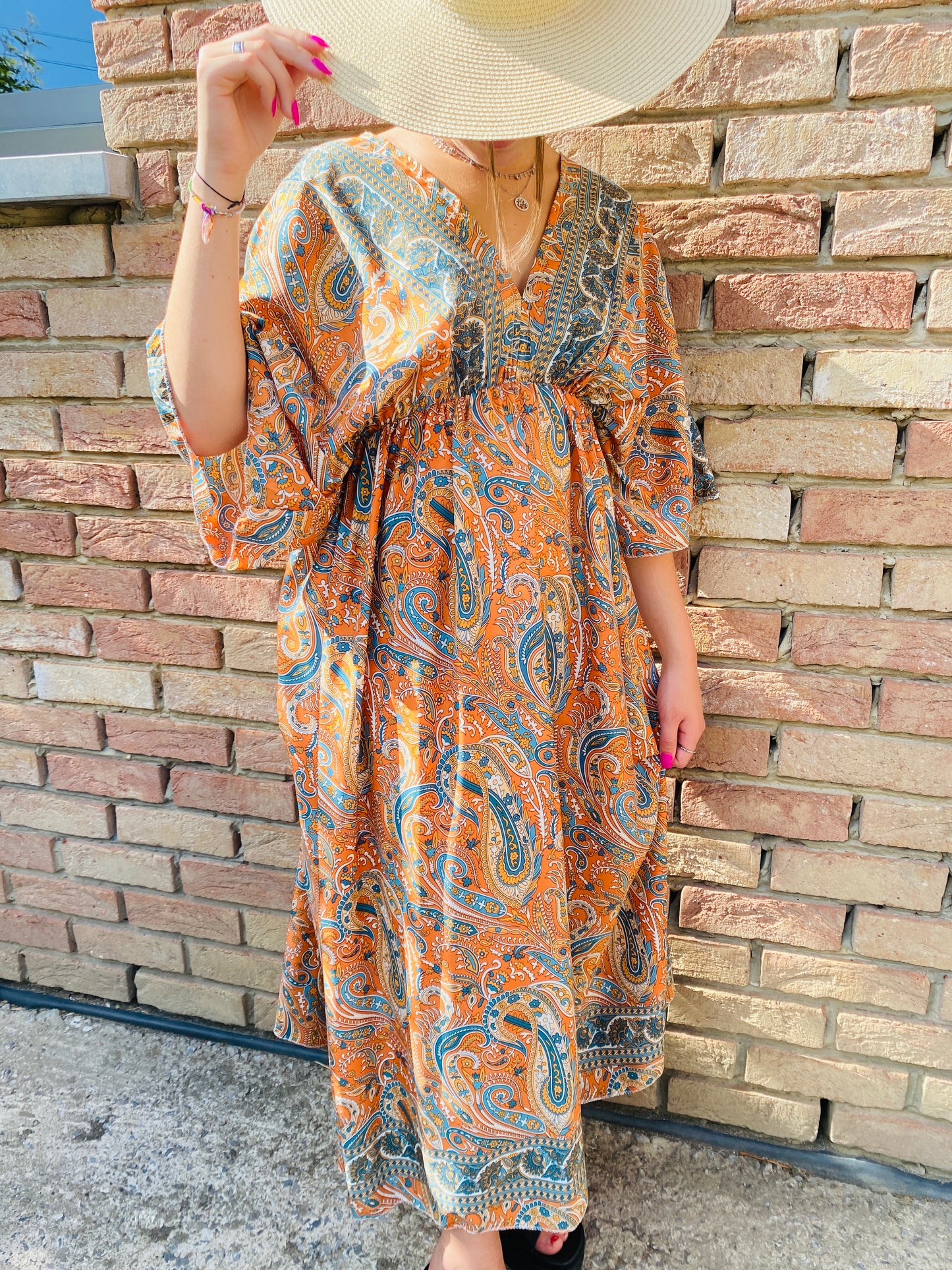 Robe Lorette orange