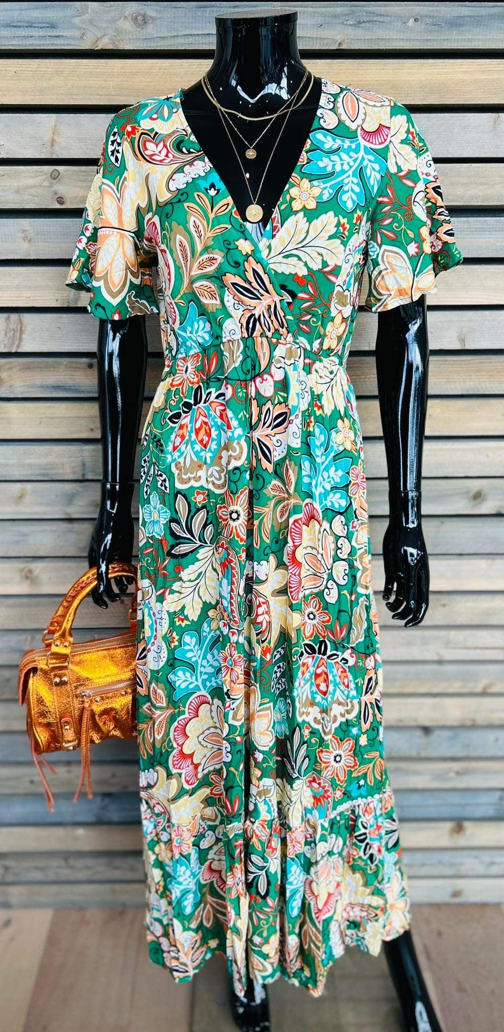 Robe Sandra vert