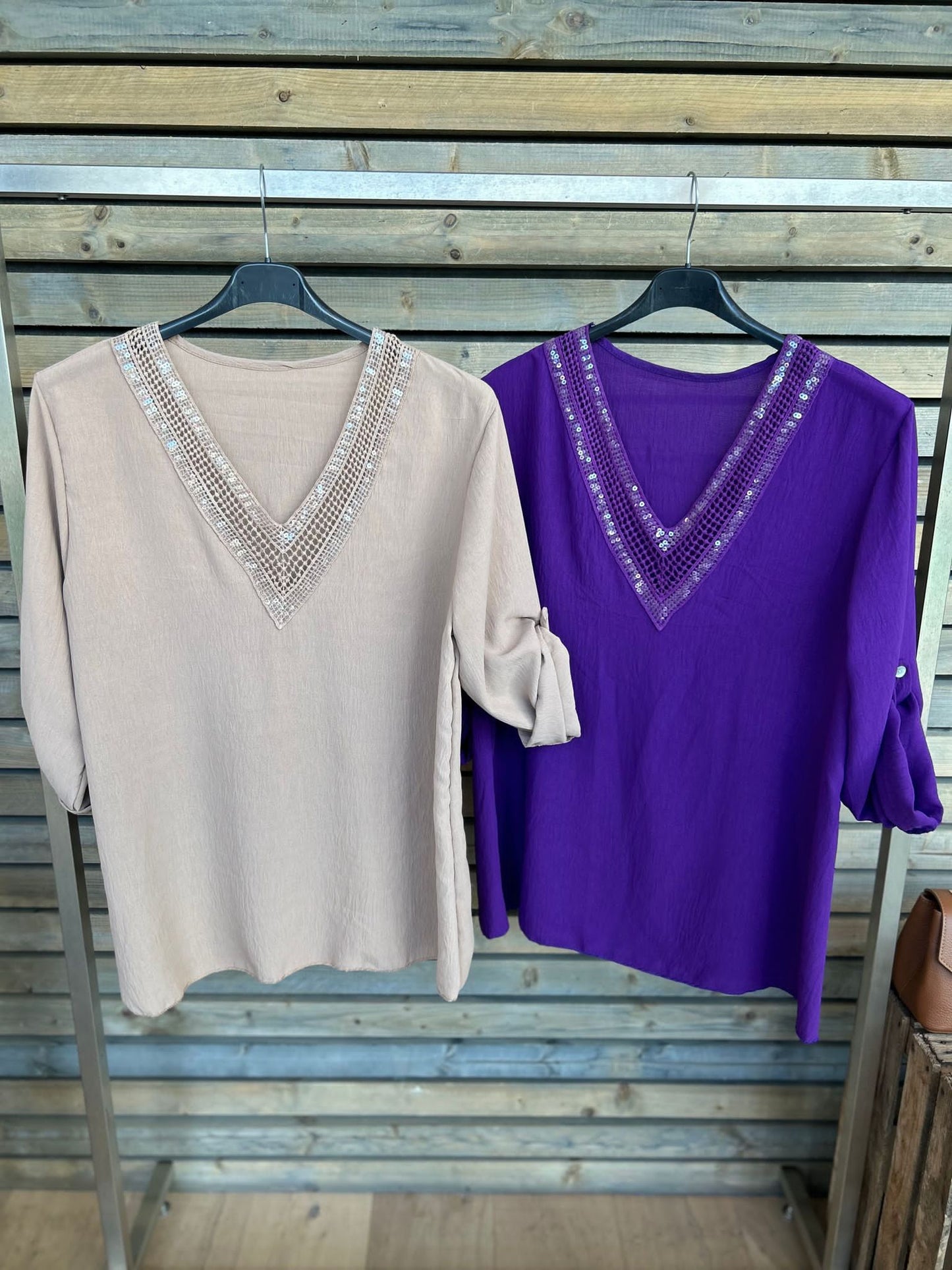 Blouse Judith mauve